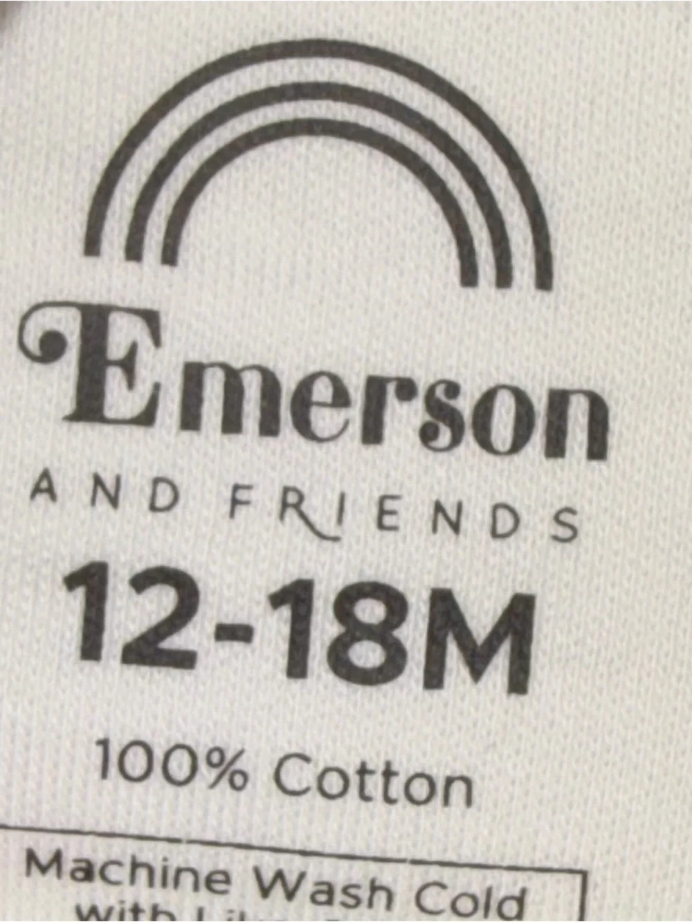 Emerson and Friends “Made With Love” Onesie sz 12-18 months NWT
